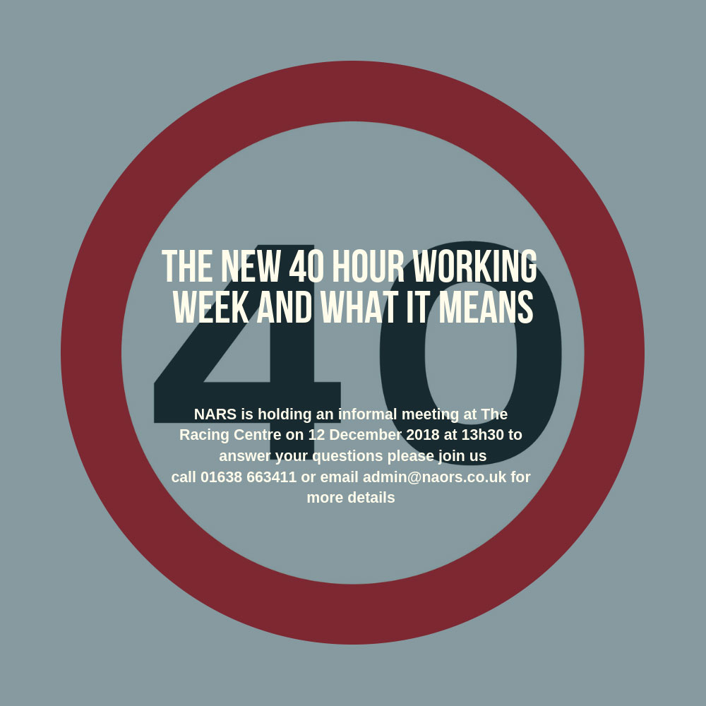 40 hour working week