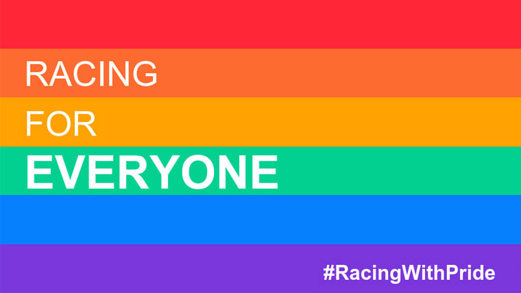 #RacingWithPride